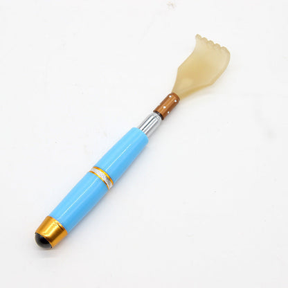 🖐️ 50% OFF NOW! Retractable Stainless Steel Back Scratcher, Portable Back Scraper with Soft Claw, Telescopic Itch Relief Tool for Home Travel