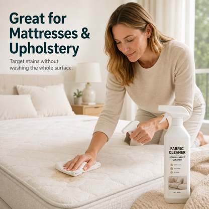 🧼 Waterless Fabric & Upholstery Cleaner Spray – Quick-Dry Stain & Dirt Cleaning Solution