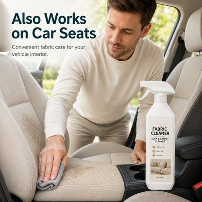 🧼 Waterless Fabric & Upholstery Cleaner Spray – Quick-Dry Stain & Dirt Cleaning Solution