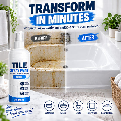 🔥2026 HOT SALE🎨Tile Renewal Spray Paint – Recolor & Refresh - 50% OFF!!!
