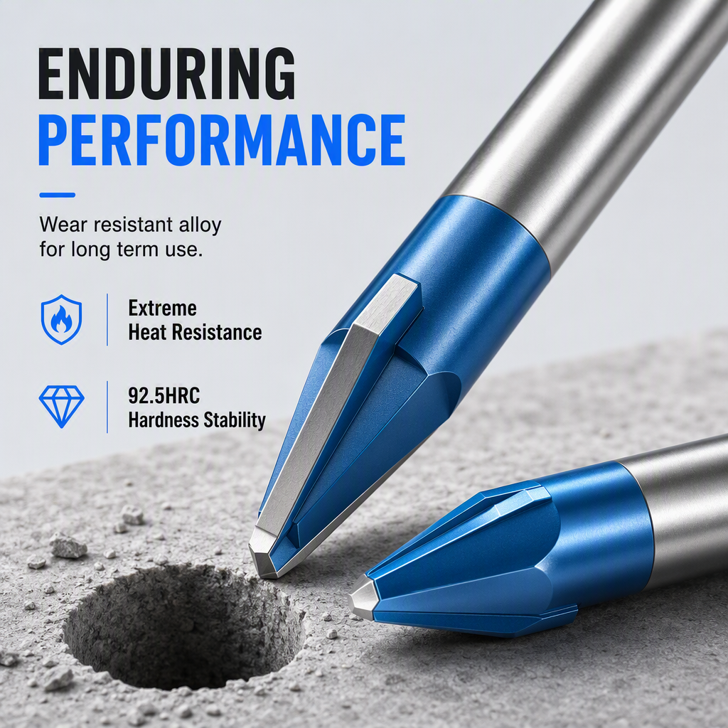 ⏳Time-Limited Special⏰Hex Shank Carbide Eccentric Drill Bit for Ceramic Tile Glass and Concrete Hole Drilling