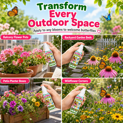 Outdoor Garden Butterfly Attracting Fragrance Spray