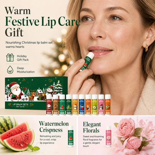 🎄Christmas Moisturizing Lip Balm Set