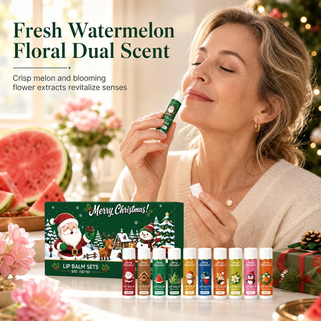 🎄Christmas Moisturizing Lip Balm Set