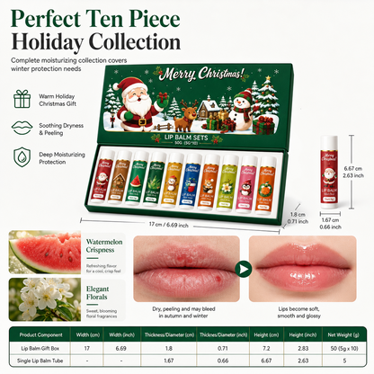 🎄Christmas Moisturizing Lip Balm Set