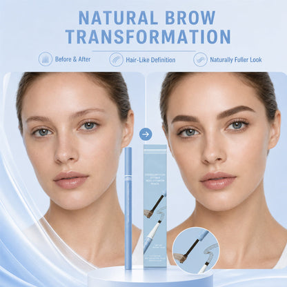 Double-Head Eyebrow Pencil for Defined Hair Strokes