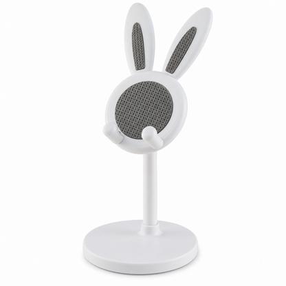 🐰📱Cute Bunny Aesthetic Desktop Phone Stand |Weighted Base with Anti-Scratch Silicone Pads📏