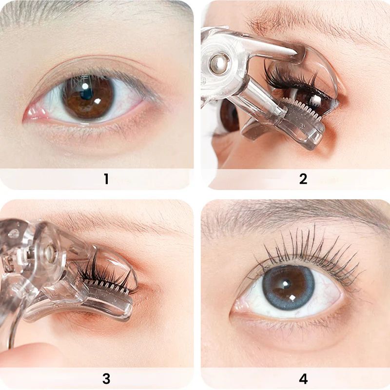 Ergonomic Wide-angle Eyelash Curler - Natural & Long-lasting Styling