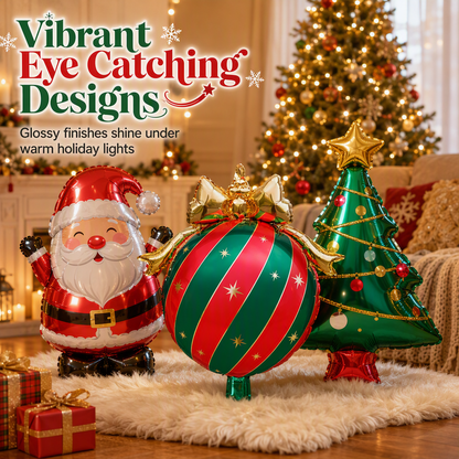 Christmas Bow Balloon Decoration