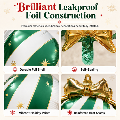 Christmas Bow Balloon Decoration