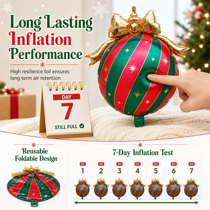 Christmas Bow Balloon Decoration