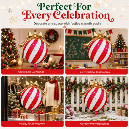 Christmas Bow Balloon Decoration