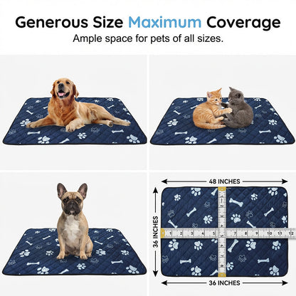 4-Layer Washable & Reusable Pet Pee Pad