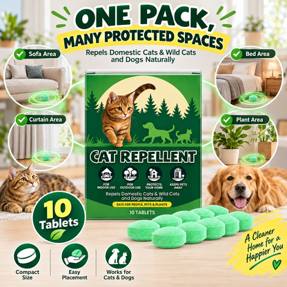 Safe Plant-Extract Cat Repellent Pills
