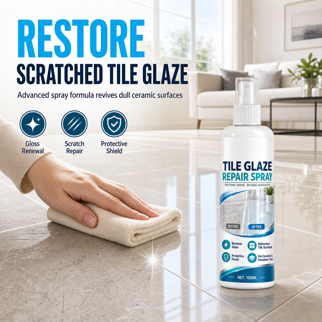 ✨ Tile Glaze Repair Spray – Restore Shine & Hide Fine Scratches