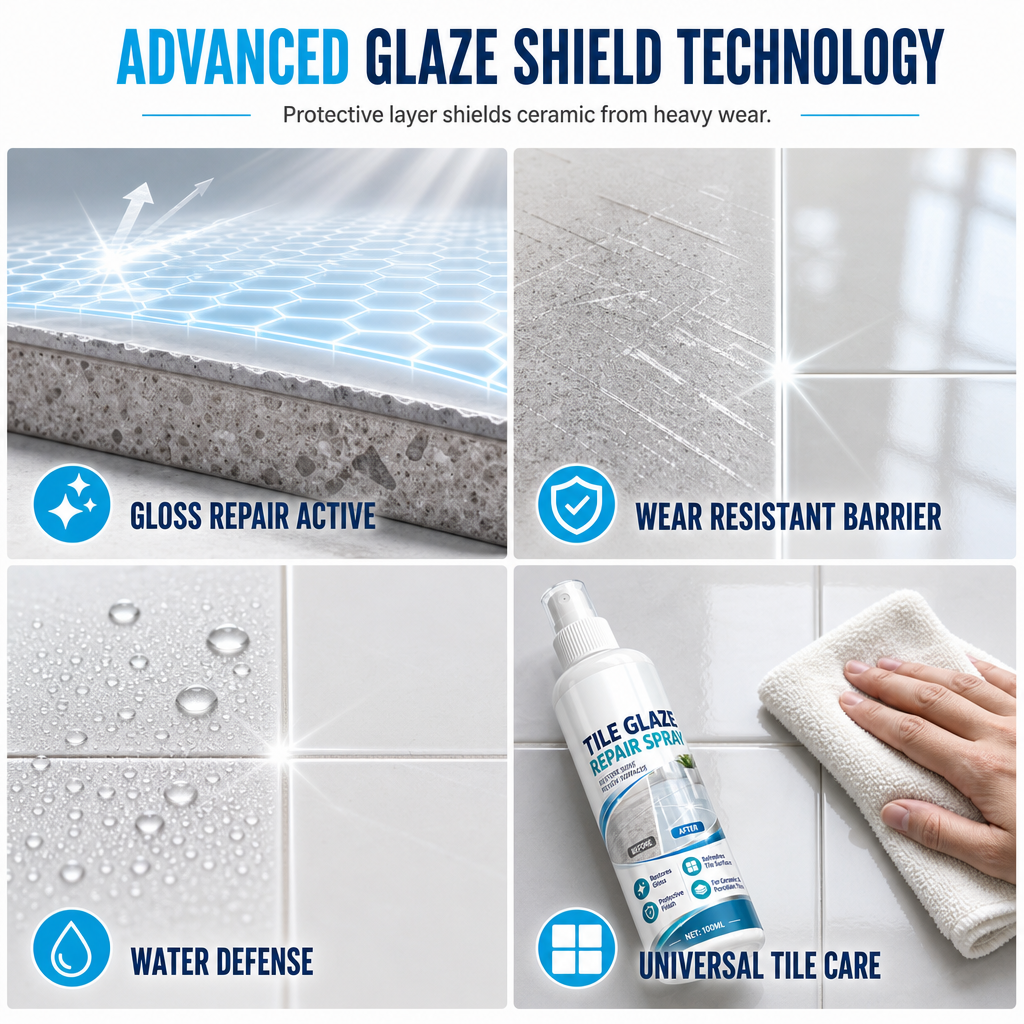 ✨ Tile Glaze Repair Spray – Restore Shine & Hide Fine Scratches