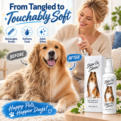 🥳2026 HOT SALE🥳💞50K+ SOLD! 🐾✨ 50% OFF! Pet Detangling Spray – loosens stubborn knots, softens & shines coat. Wet/dry use, calming lavender scent. Stress-free grooming! 🛡️💚