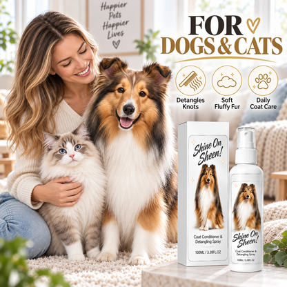 🥳2026 HOT SALE🥳💞50K+ SOLD! 🐾✨ 50% OFF! Pet Detangling Spray – loosens stubborn knots, softens & shines coat. Wet/dry use, calming lavender scent. Stress-free grooming! 🛡️💚
