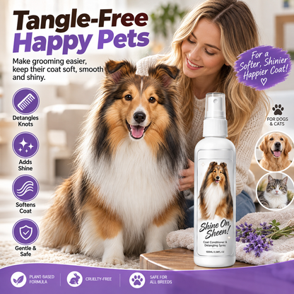 🥳2026 HOT SALE🥳💞50K+ SOLD! 🐾✨ 50% OFF! Pet Detangling Spray – loosens stubborn knots, softens & shines coat. Wet/dry use, calming lavender scent. Stress-free grooming! 🛡️💚