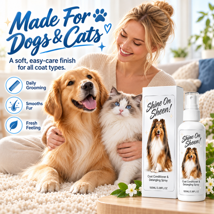 🥳2026 HOT SALE🥳💞50K+ SOLD! 🐾✨ 50% OFF! Pet Detangling Spray – loosens stubborn knots, softens & shines coat. Wet/dry use, calming lavender scent. Stress-free grooming! 🛡️💚