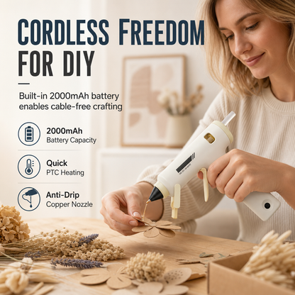 Rechargeable Mini Hot Glue Tool for Crafts – product image