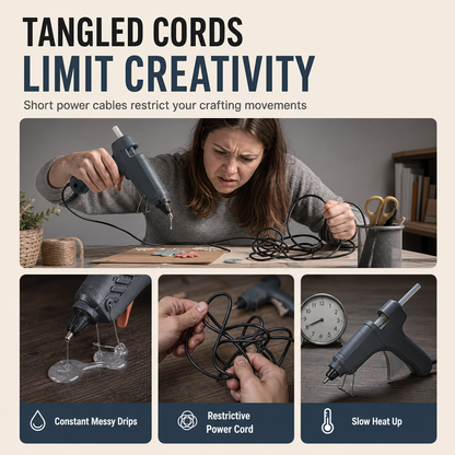 Rechargeable Mini Hot Glue Tool for Crafts – product image