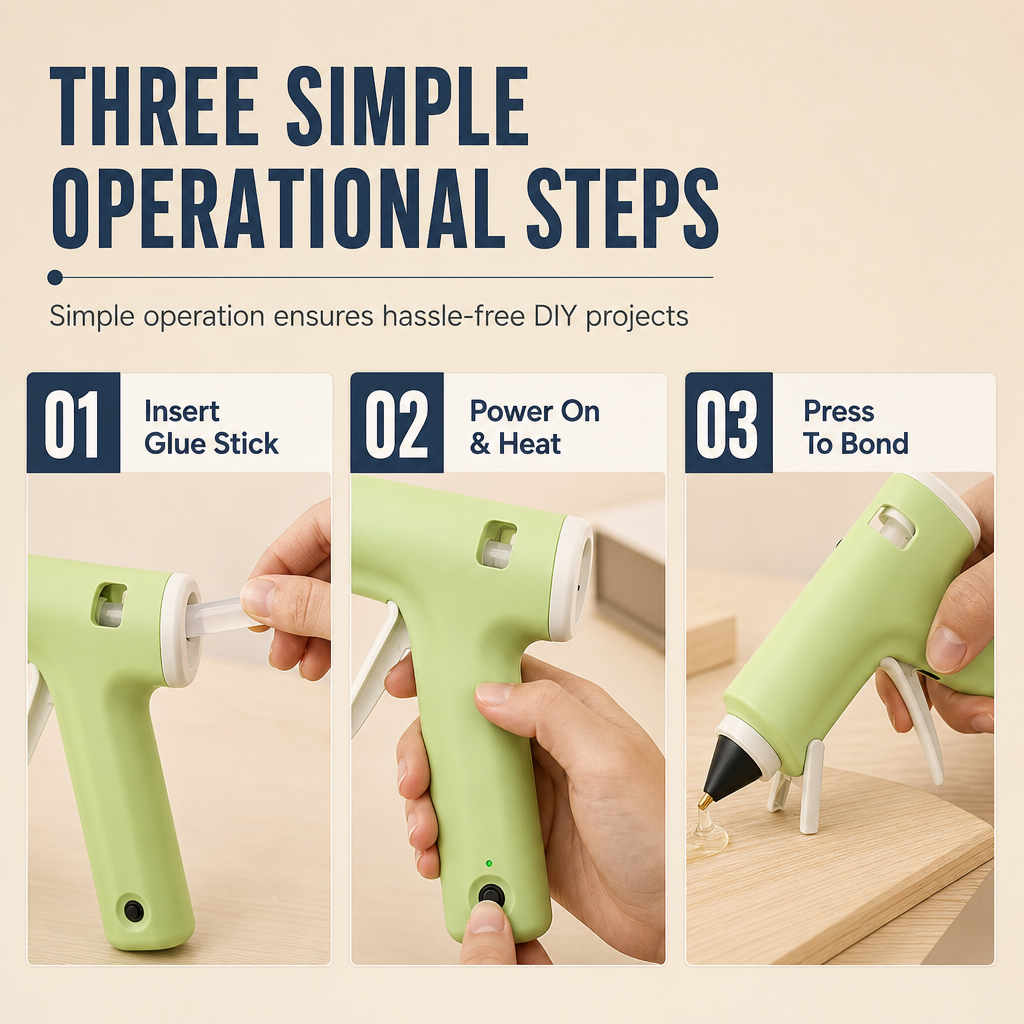 Rechargeable Mini Hot Glue Tool for Crafts – product image