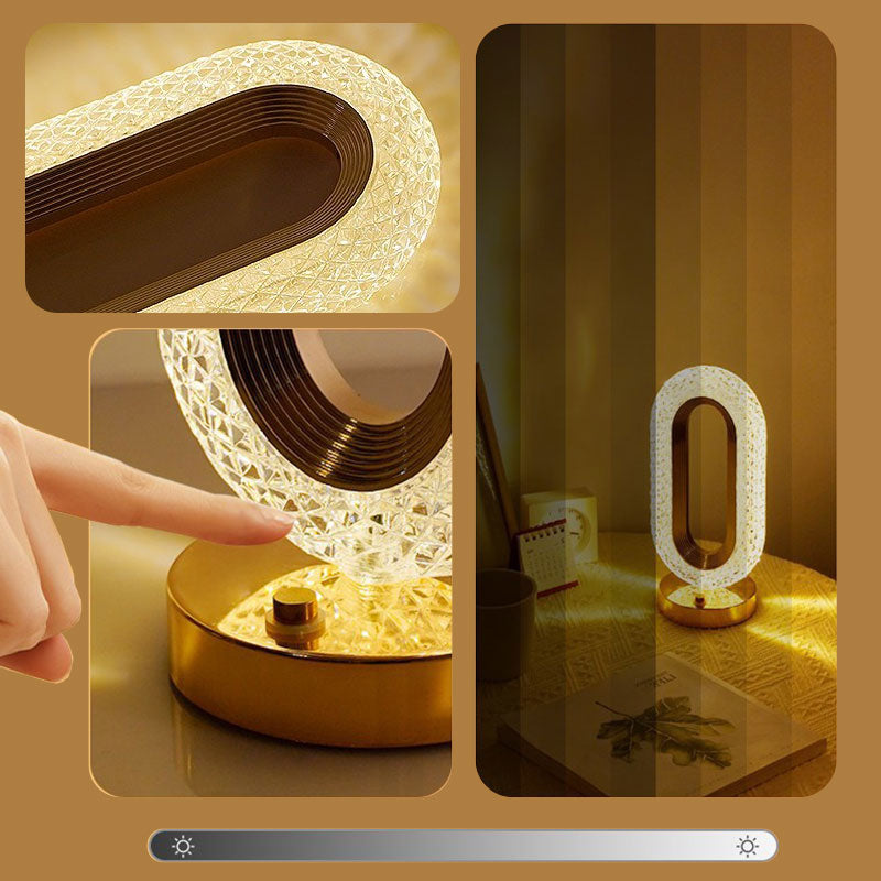 Stylish Rechargeable Touch Bedside Nightlight Set