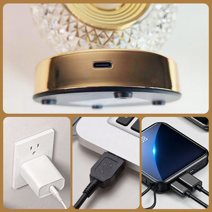 Stylish Rechargeable Touch Bedside Nightlight Set