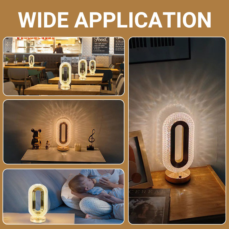 Stylish Rechargeable Touch Bedside Nightlight Set