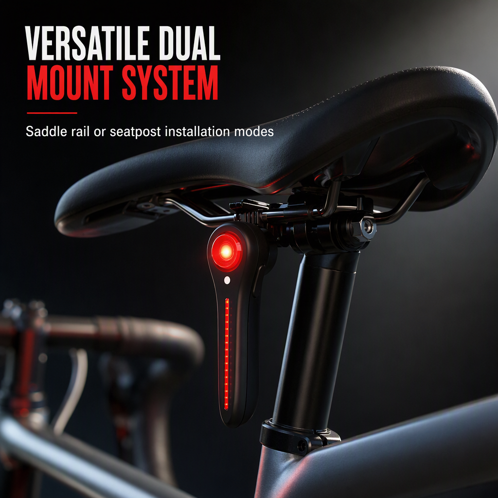 ⏳🔥LIMITED-TIME 50% OFF! ⏰⚡ Rechargeable Bicycle Brake Taillight – Smart Brake Alert, Weatherproof, Easy Install 🚴✨
