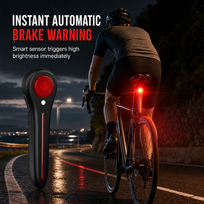 ⏳🔥LIMITED-TIME 50% OFF! ⏰⚡ Rechargeable Bicycle Brake Taillight – Smart Brake Alert, Weatherproof, Easy Install 🚴✨