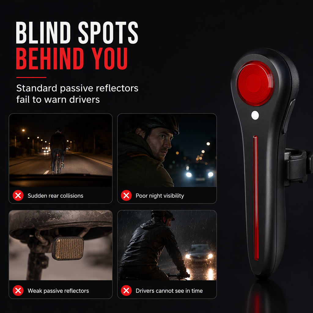 ⏳🔥LIMITED-TIME 50% OFF! ⏰⚡ Rechargeable Bicycle Brake Taillight – Smart Brake Alert, Weatherproof, Easy Install 🚴✨