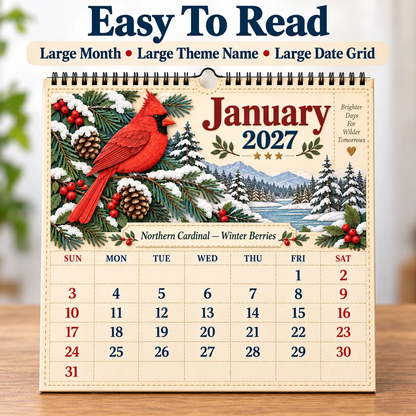 2027 Birds of America Wall Calendar