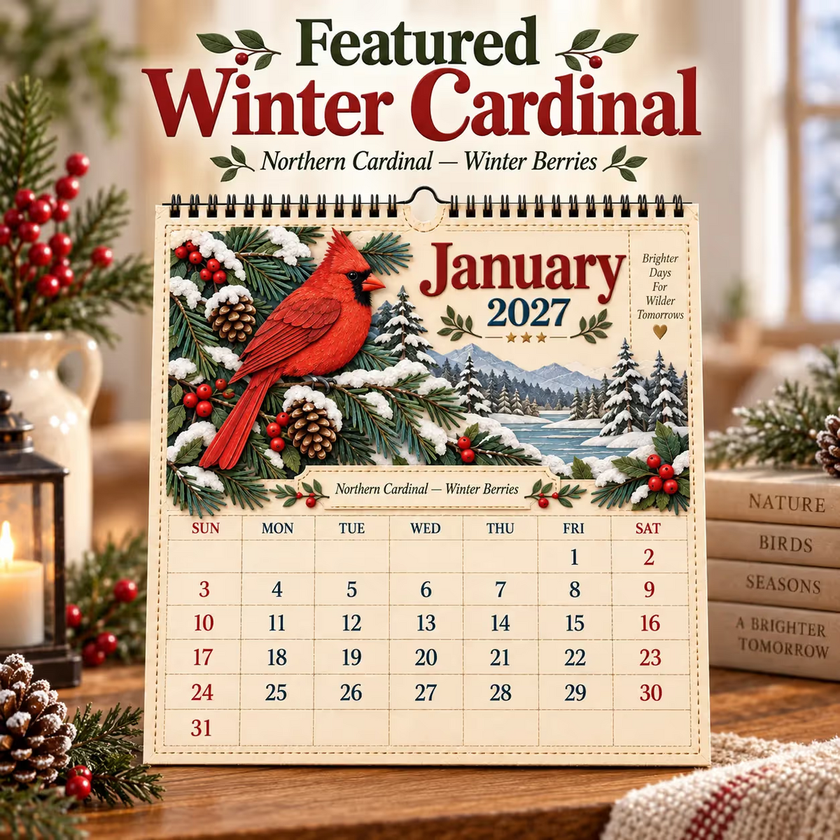 2027 Birds of America Wall Calendar