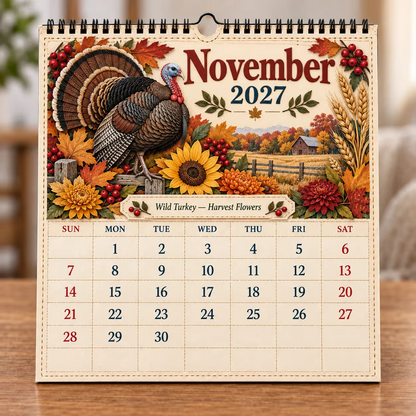 2027 Birds of America Wall Calendar