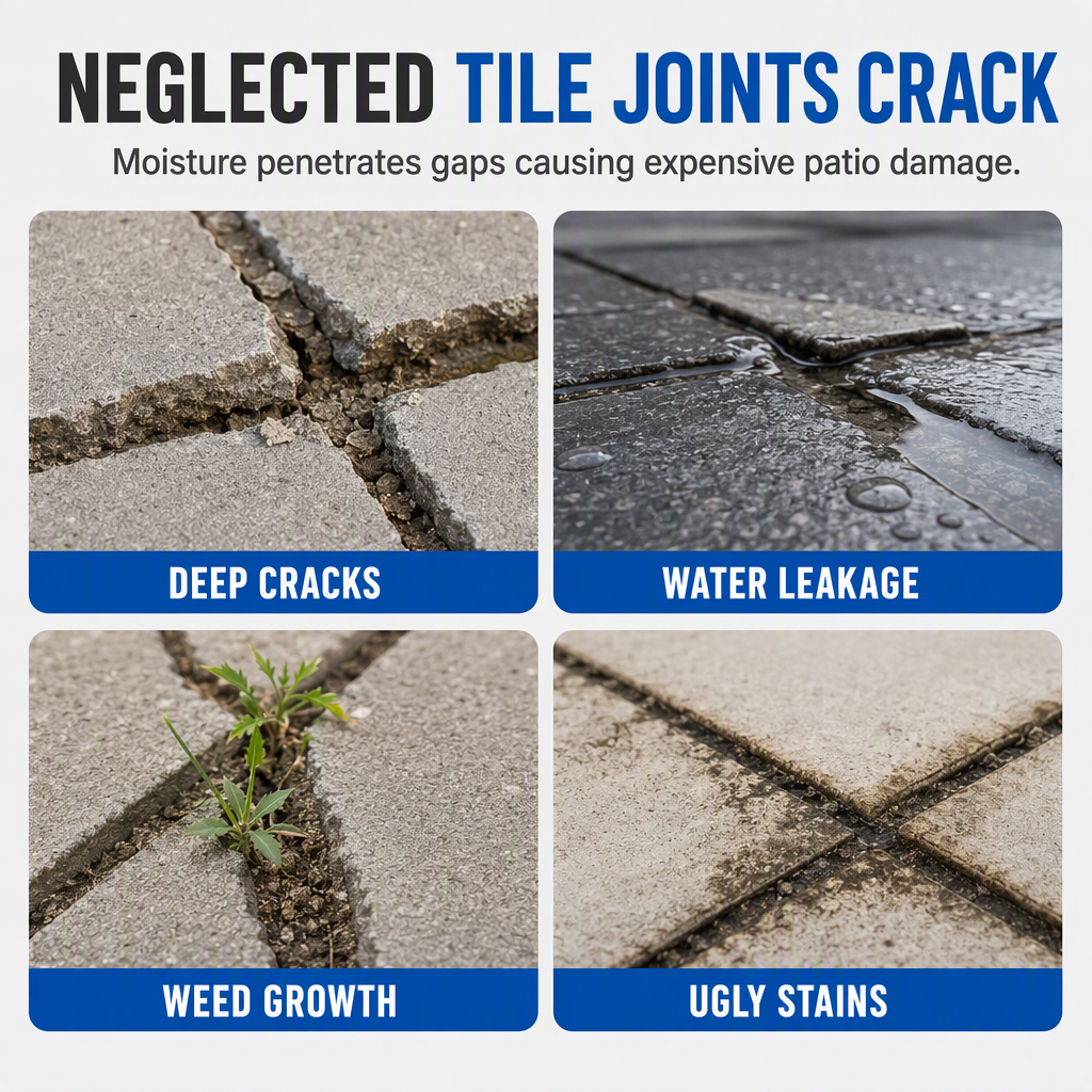 🥳2026 HOT SALE🥳💞50K+ SOLD! 🧱☔ 50% OFF! Water-Based Tile Grout – weather-resistant, quick-drying, fills patio & walkway joints. Stops weeds & cracks, keeps outdoor tiles sealed! 🛡️✅