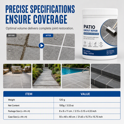 🥳2026 HOT SALE🥳💞50K+ SOLD! 🧱☔ 50% OFF! Water-Based Tile Grout – weather-resistant, quick-drying, fills patio & walkway joints. Stops weeds & cracks, keeps outdoor tiles sealed! 🛡️✅