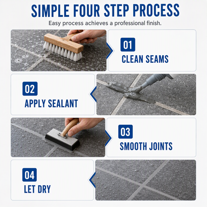 🥳2026 HOT SALE🥳💞50K+ SOLD! 🧱☔ 50% OFF! Water-Based Tile Grout – weather-resistant, quick-drying, fills patio & walkway joints. Stops weeds & cracks, keeps outdoor tiles sealed! 🛡️✅