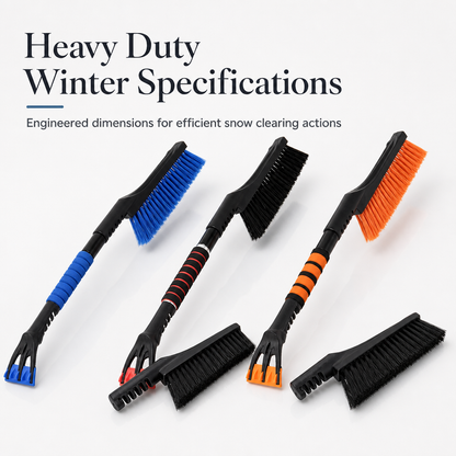 Extendable Car Snow Shovel with Snow Brush & Scraper