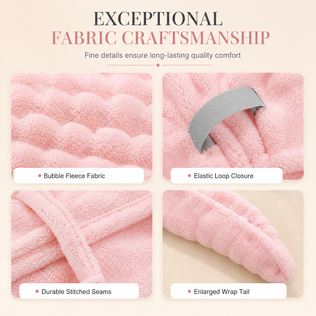Quick-Dry Soft Thickened Hair Towel Wrap