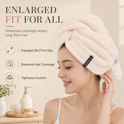 Quick-Dry Soft Thickened Hair Towel Wrap