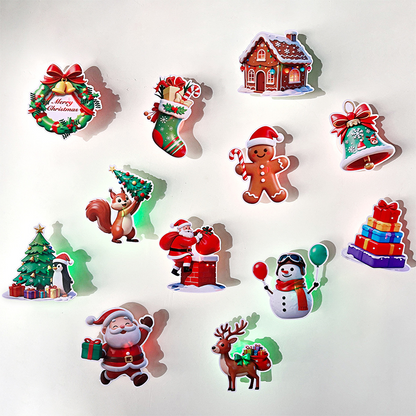🎄 Light-Up Christmas Wall Decals