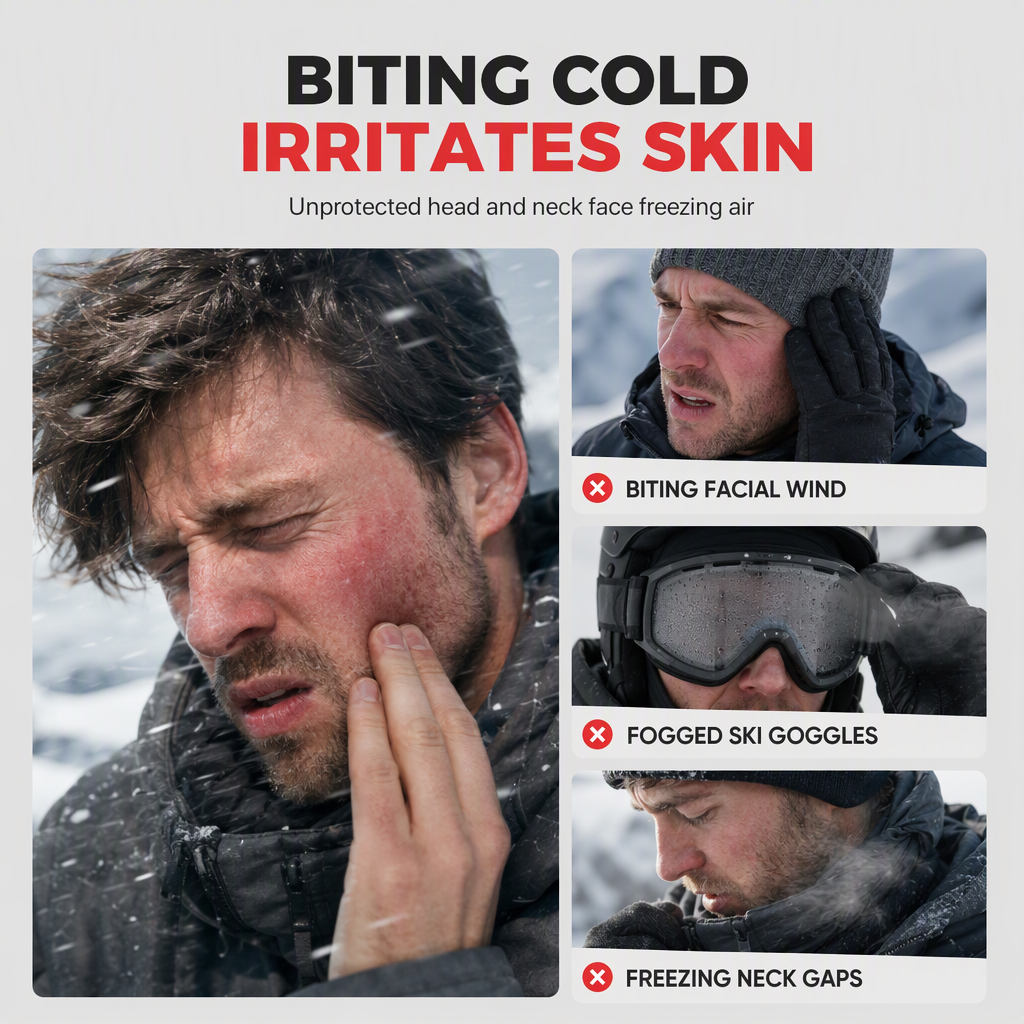 🥳2026 HOT SALE🥳💞50K+ SOLD! 🧣❄️ 50% OFF! 3-in-1 Winter Balaclava – windproof fleece covers head, neck, face & ears. Adjustable fit for skiing, cycling & cold weather! 🛡️💪