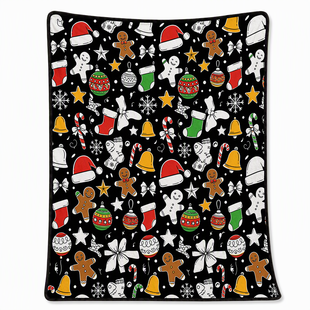 DIY Christmas Coloring Blanket
