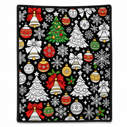 DIY Christmas Coloring Blanket