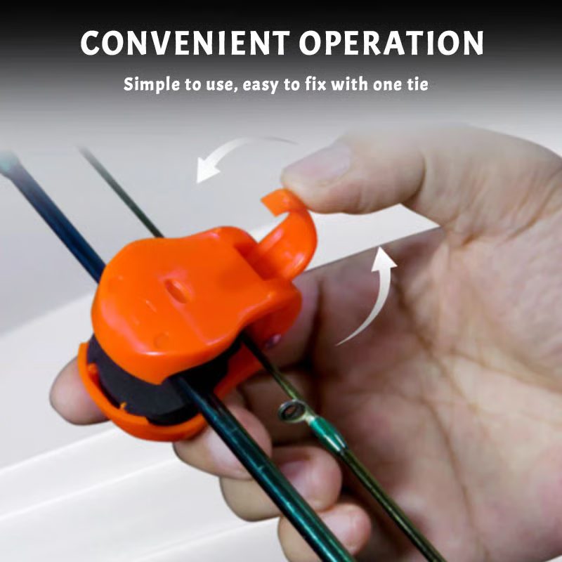🎣Buy 1 Get 1 Free ! Multifunctional Fishing Rod Holder Clips – Secure Rod Fastener Clamps, Anti-Tangle Fishing Pole Organizer for Transport, Storage & Fishing Trips