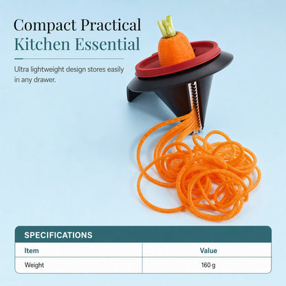 Handheld Spiral Vegetable Slicer and Grater