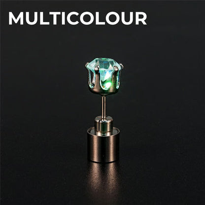 Light-Up LED Crown Stud Earrings – product image