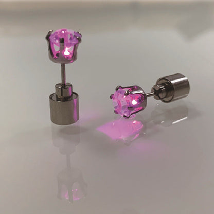 Light-Up LED Crown Stud Earrings – product image